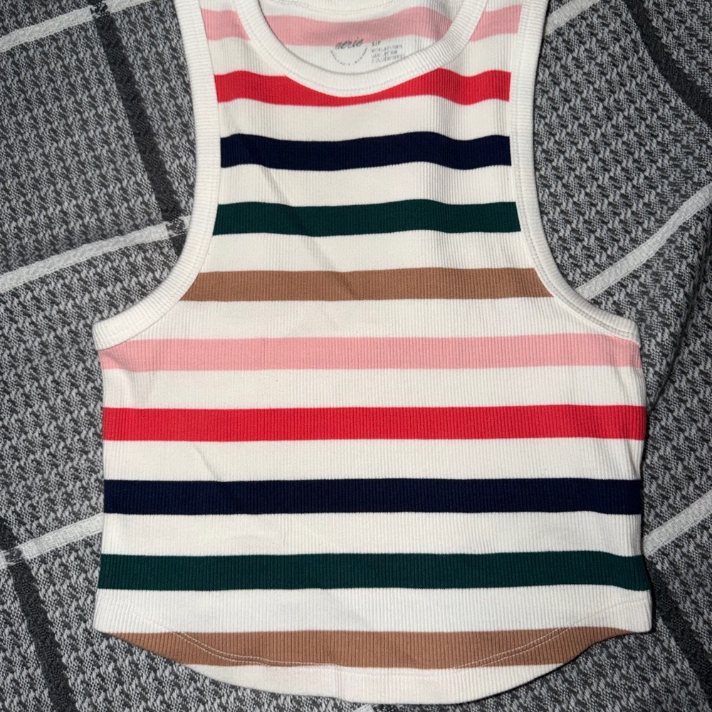 Aerie Multicolor Striped Tank Top
